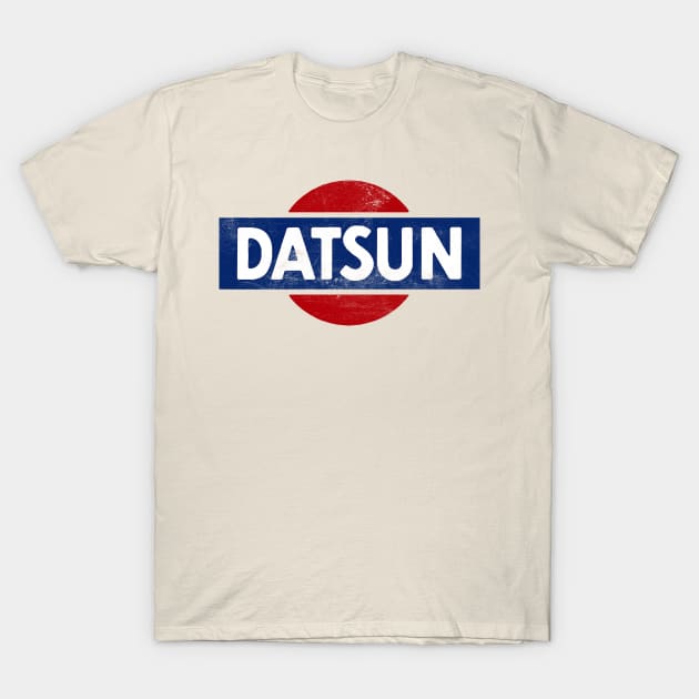 Datsun -- Vintage Look Faded Retro Design T-Shirt by CultOfRomance